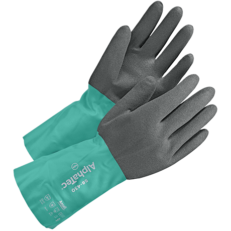 58-435 Grey-green waterproof gloves