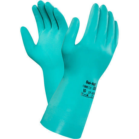 37-175 High performance nitrile composite rubber gloves 13" 15mil